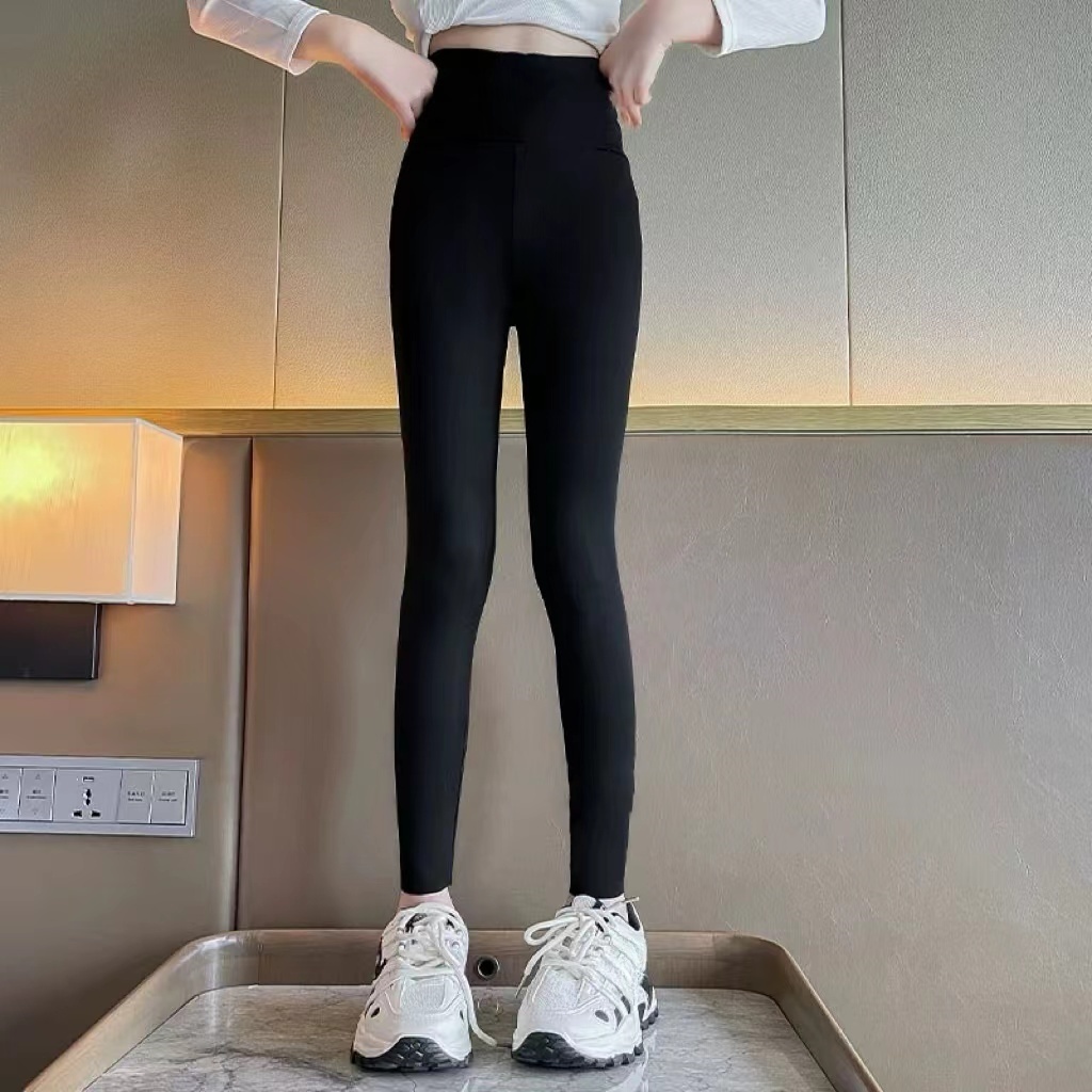 【米果妈】儿童2025冬季高腰一体绒芭比裤(微染色介意勿拍)B4888