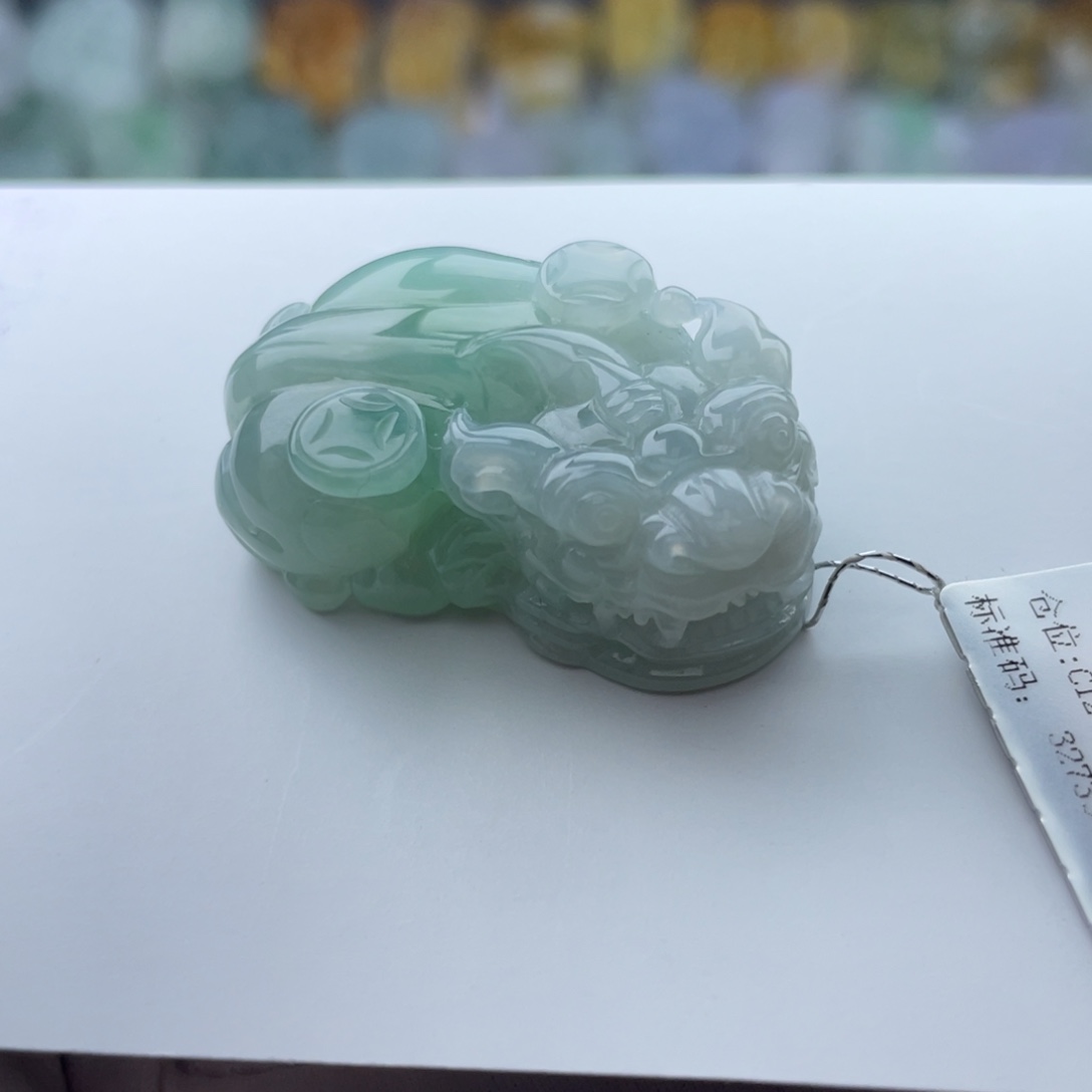 翡翠颈饰未镶嵌光*D貔貅