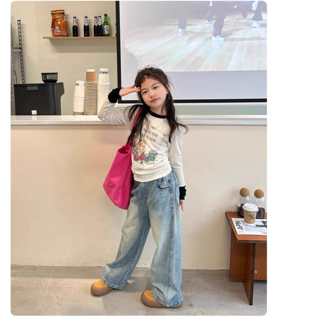 小贝壳上新牛仔裤超百搭