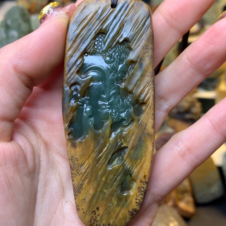 岫岩河磨玉（透闪石质玉）手链未镶嵌B****e