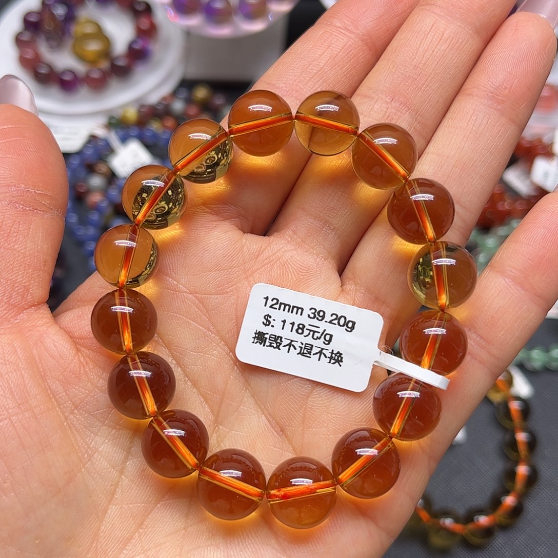 水晶手链未镶嵌天然