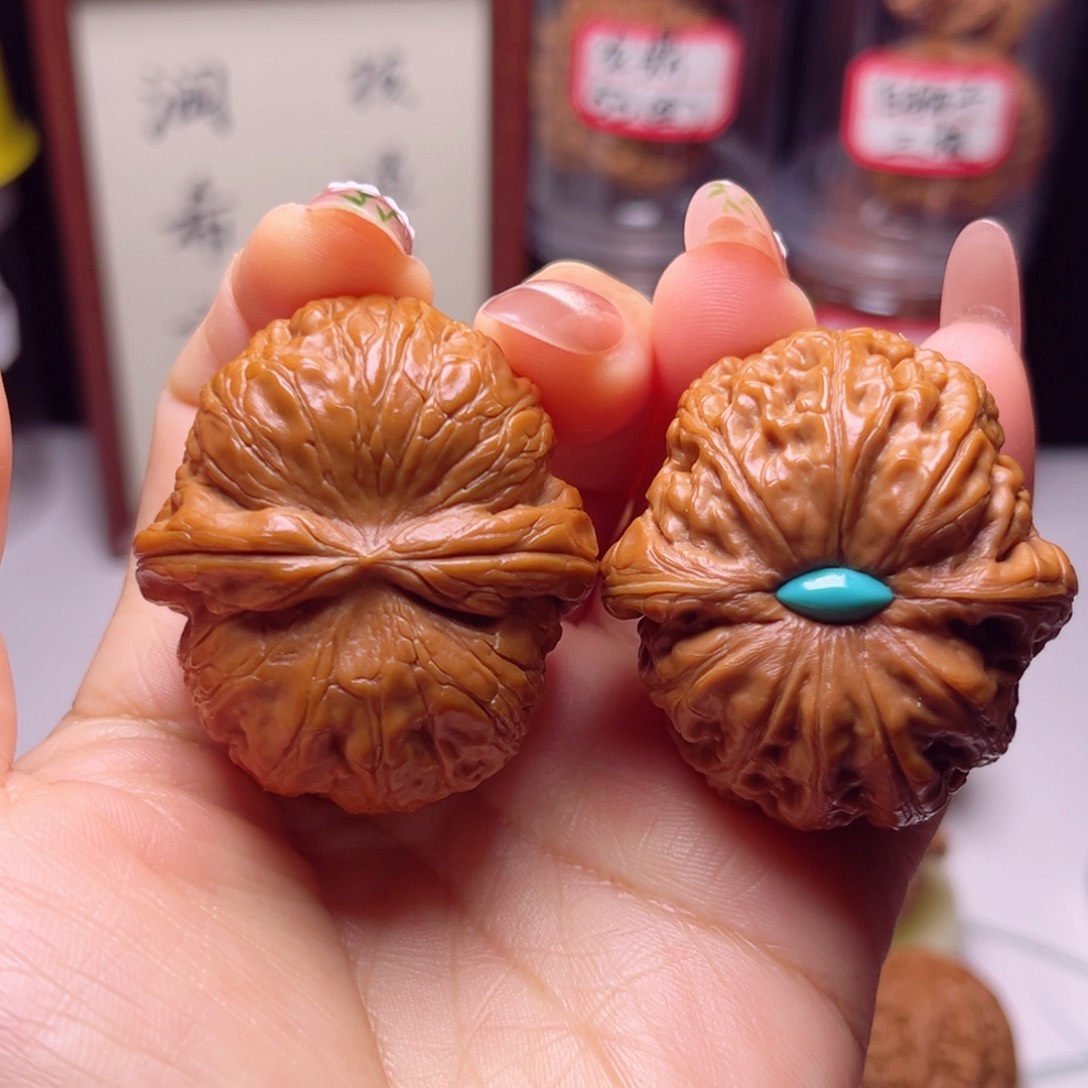 文玩核桃吊坠44尺胖元宝