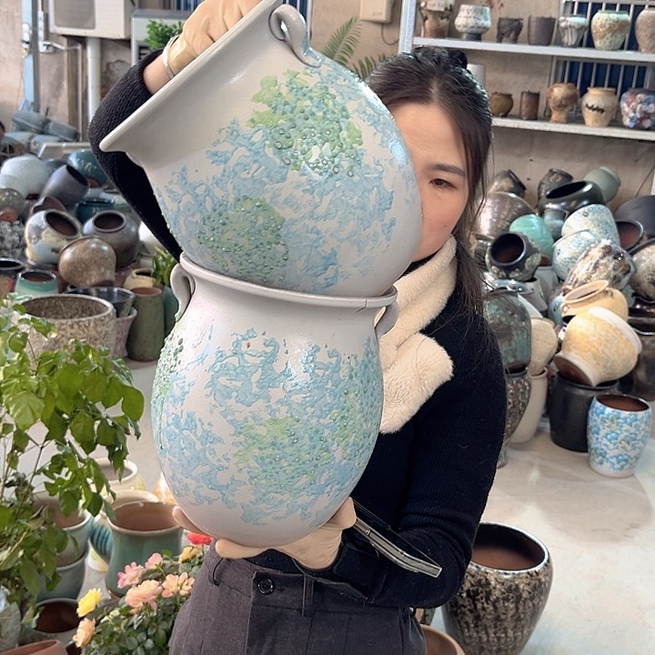 正品口19高25花盆……