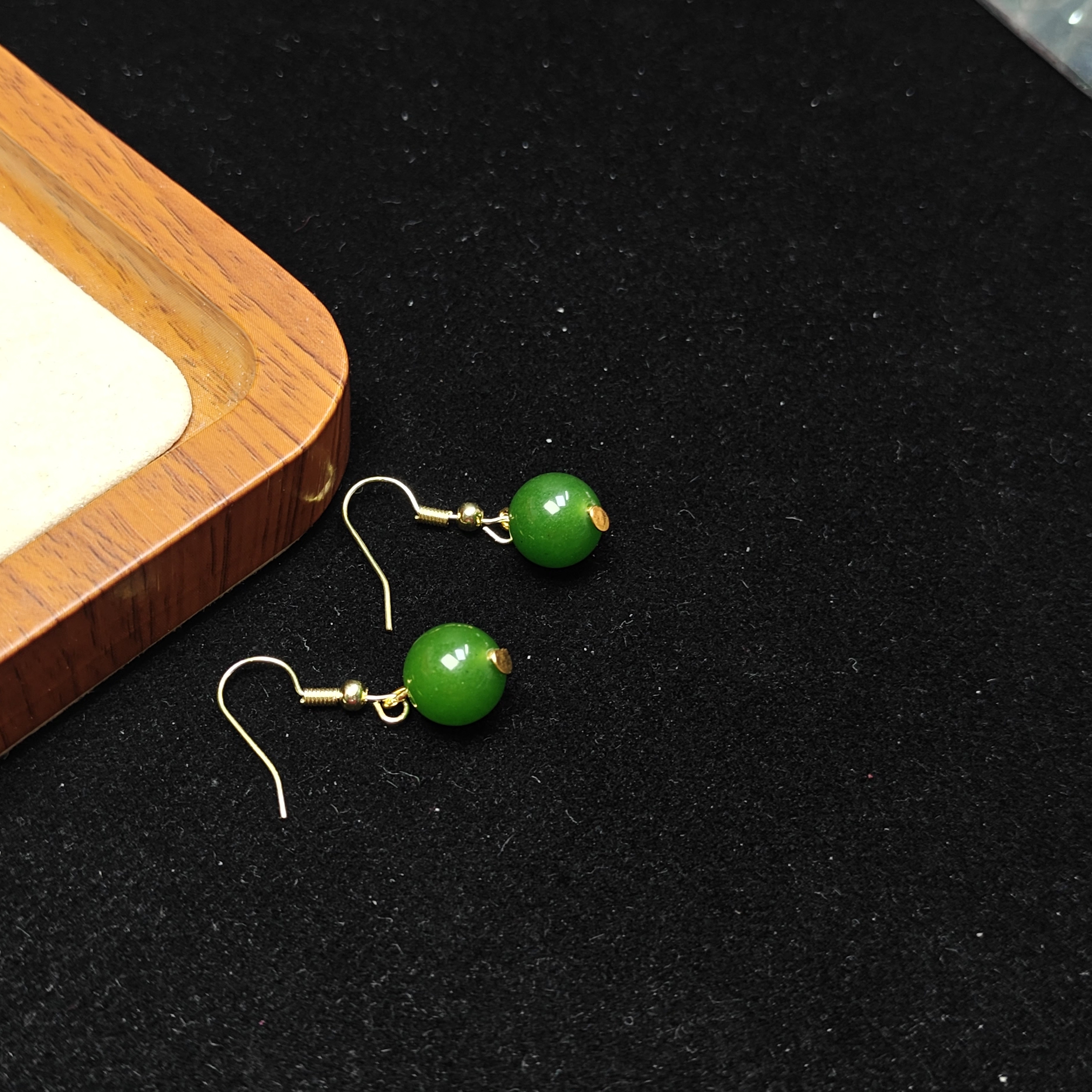 [停业清货]俄碧菠菜绿耳钉-098-多样性发一