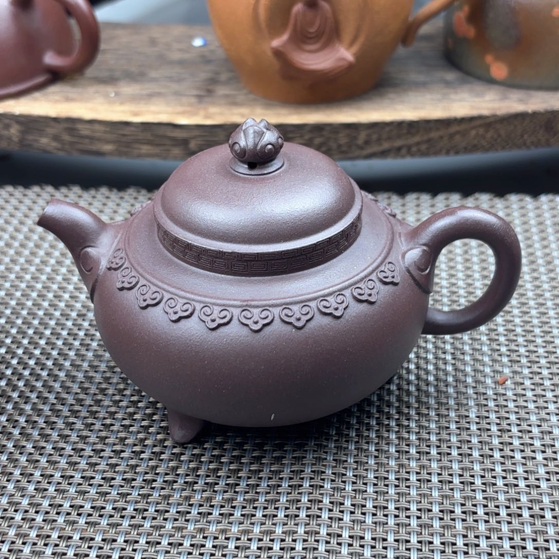 茶壶紫砂紫泥云间如意170c c