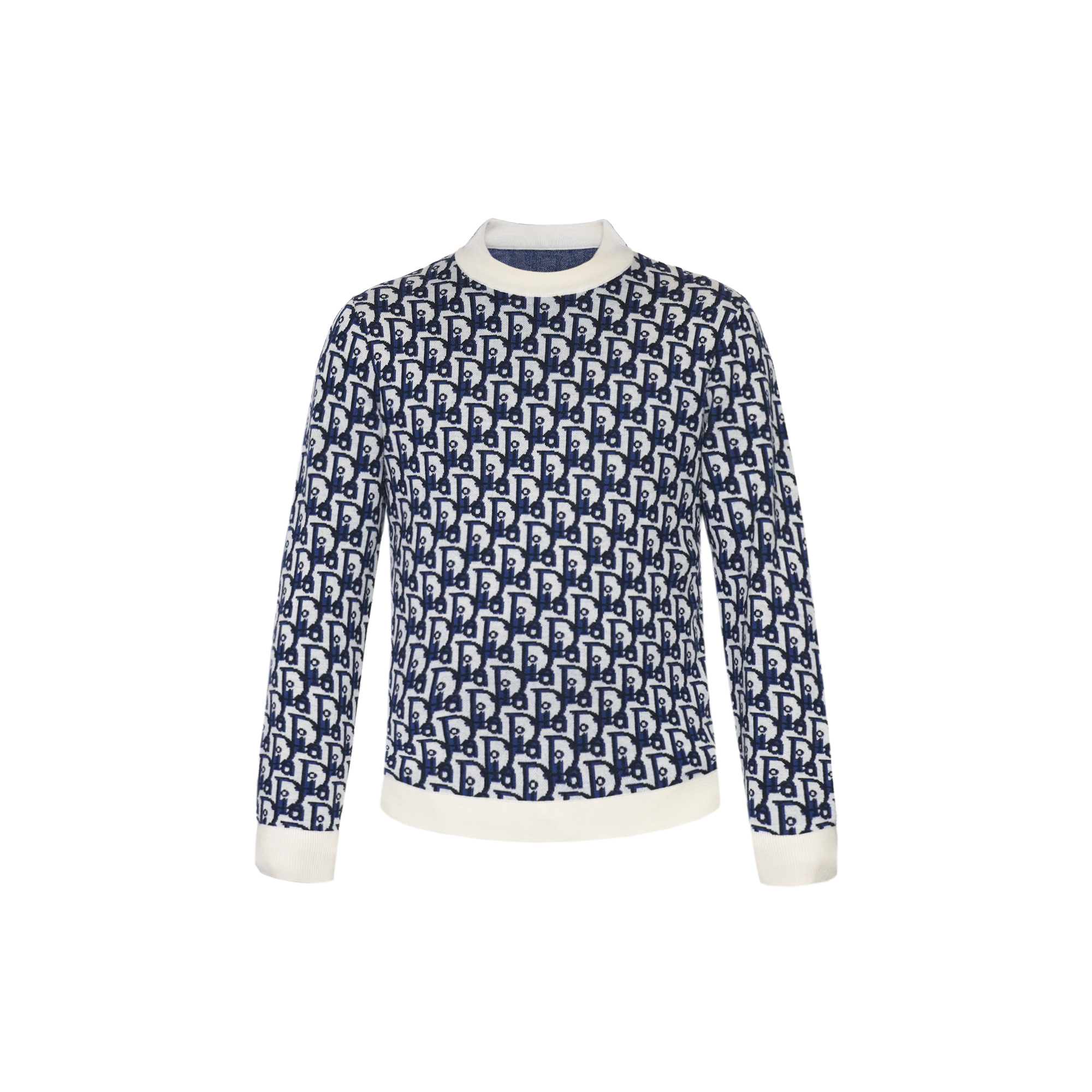 DIORA HEALY/迪奥海莉时尚休闲双色针织圆领长袖羊毛衫3315133338