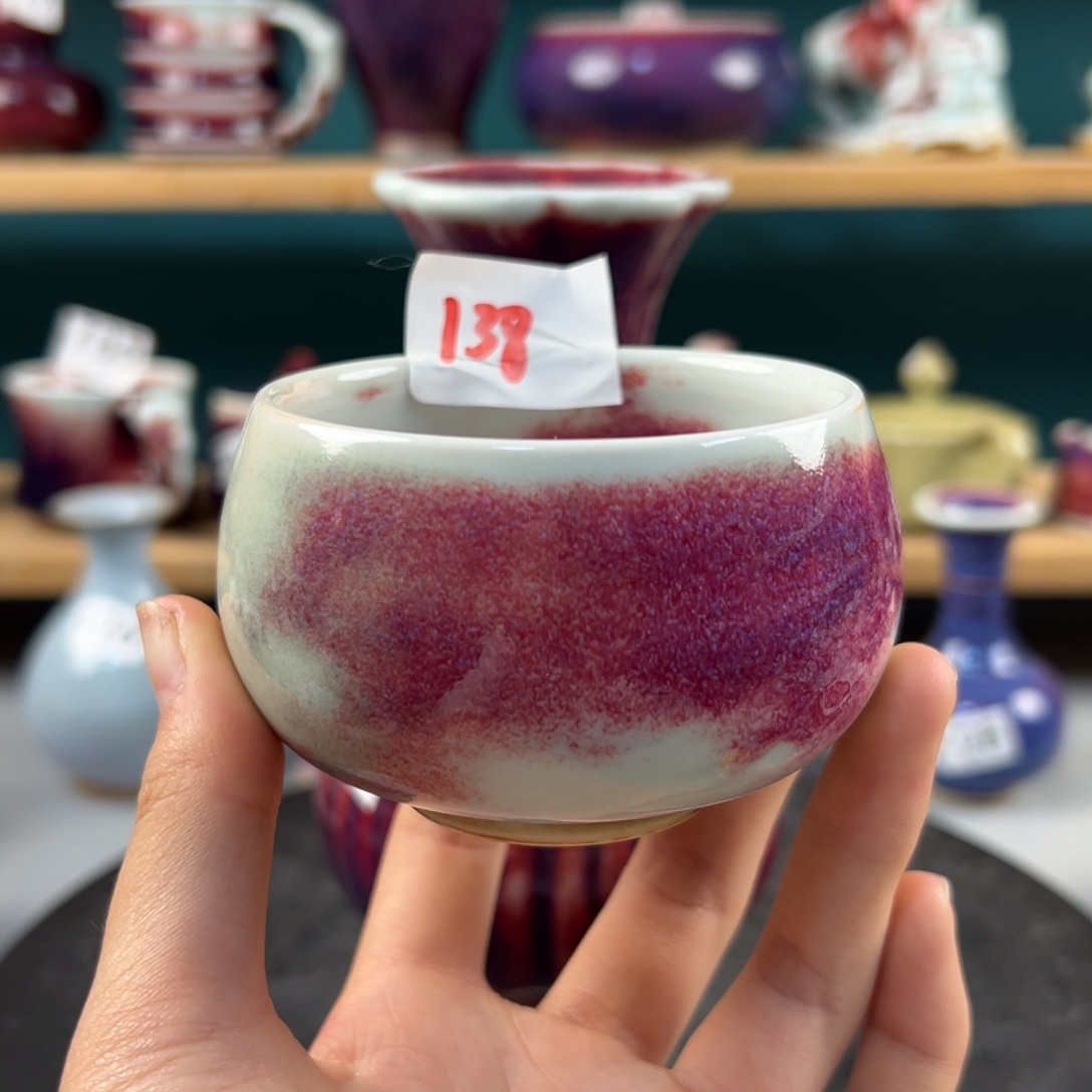 瓷片微瑕主人杯纯手工