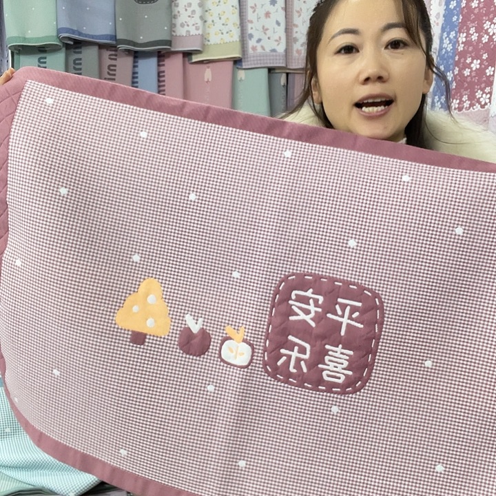 棉特价促销酒红色平安喜乐