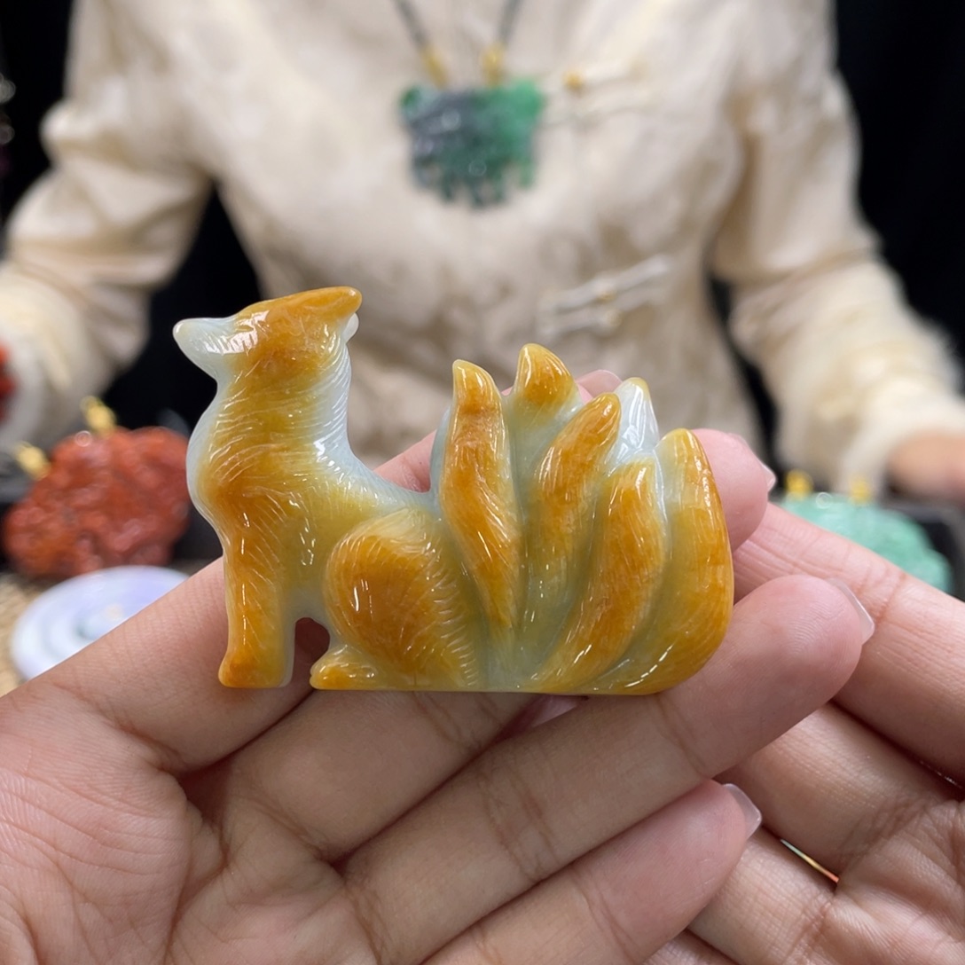 翡翠颈饰未镶嵌代编织