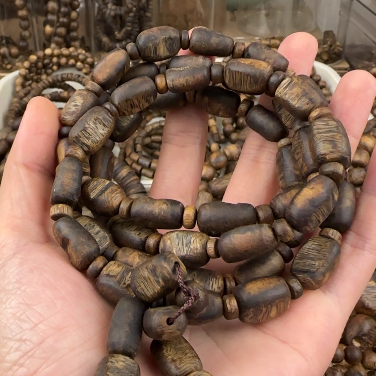 【闪购商品】沉香手串凯*李奇楠手串41.5克