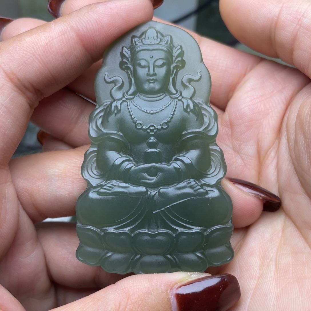 好***安定制和田玉精品抛光