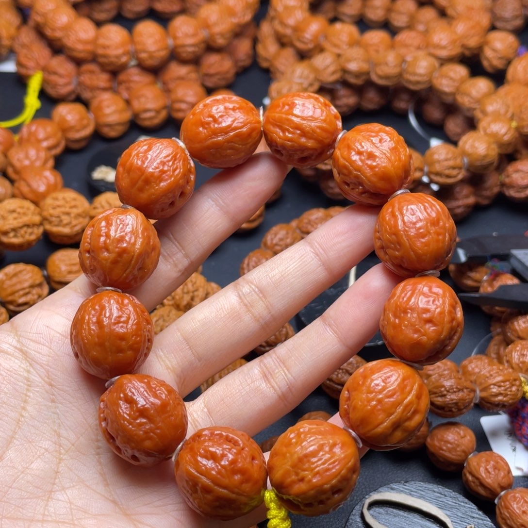 文玩核桃手串小***菇小柿子111