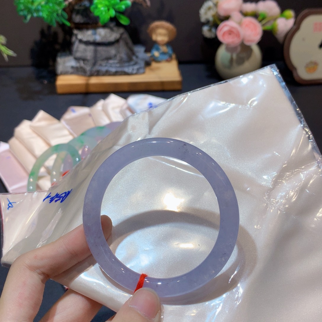 翡翠未镶嵌手镯翡翠手镯54圈口