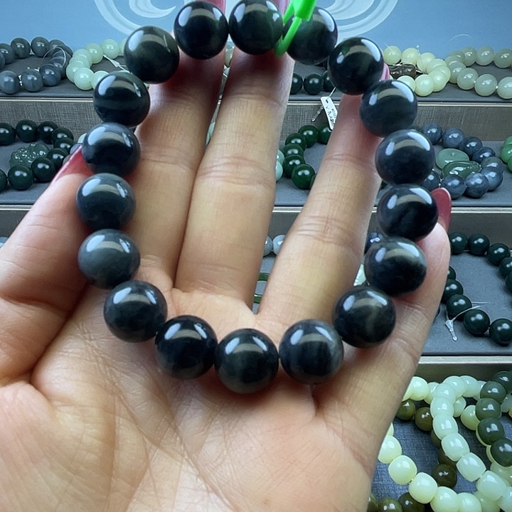 和田玉未镶嵌手链