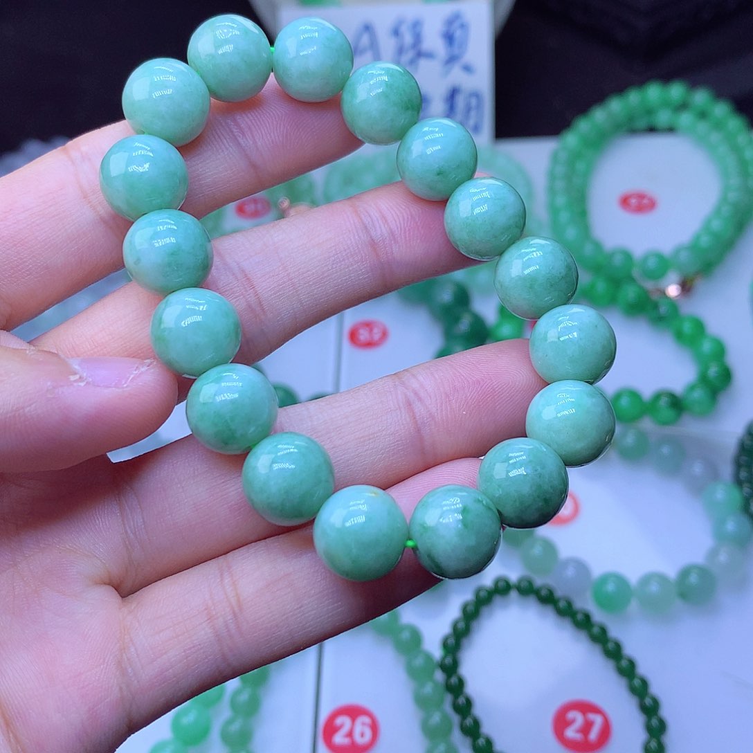 翡翠毛衣链未镶嵌卡12