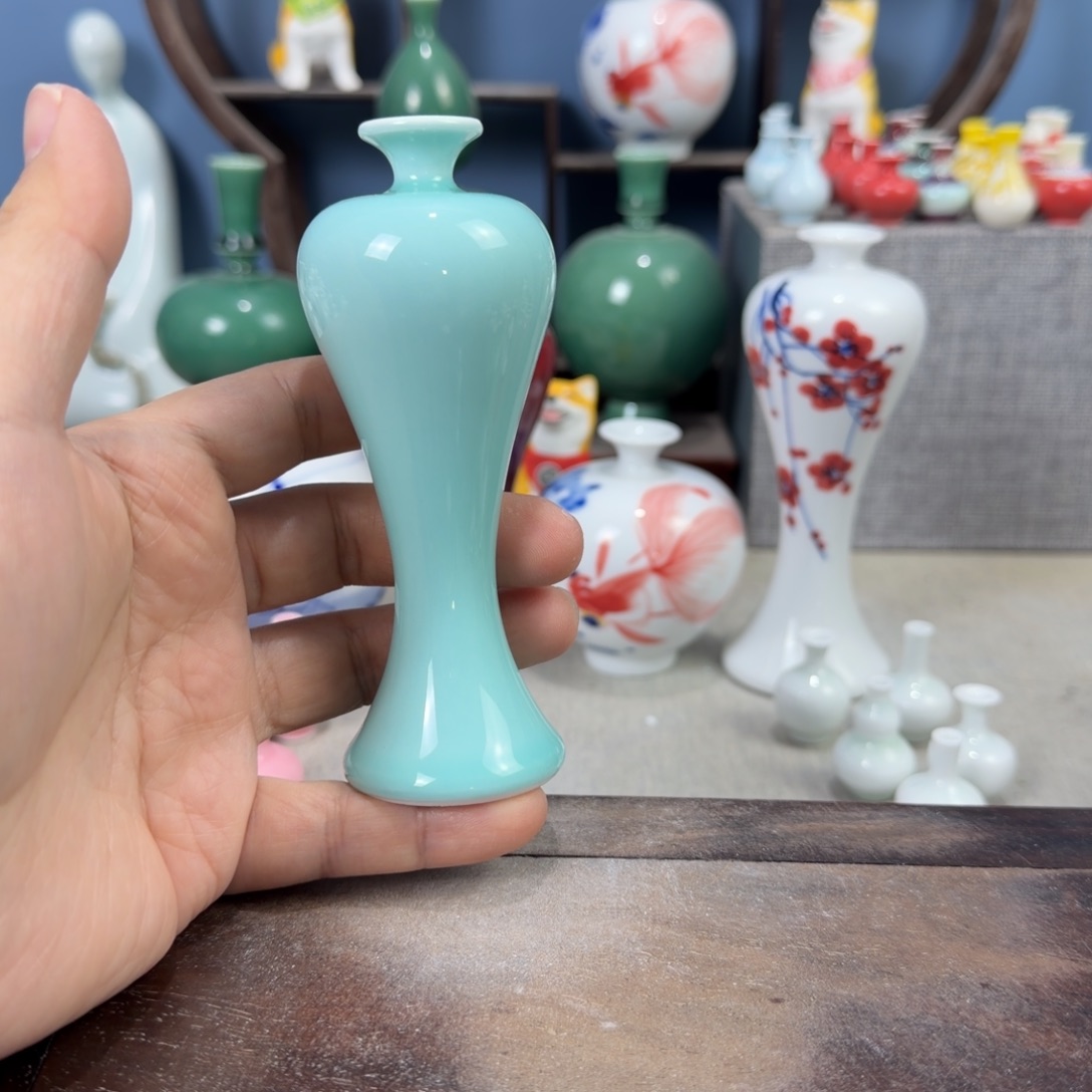 陶瓷手工小花器摆件