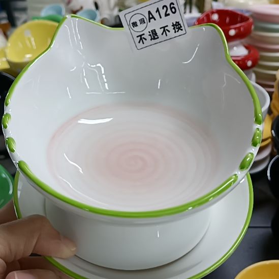 格***格No退No换！介意勿拍！瑕疵宠物碗-126