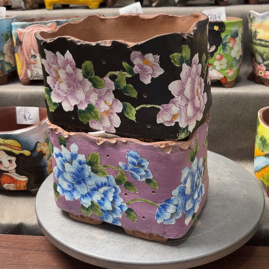 紫砂花盆长方福利