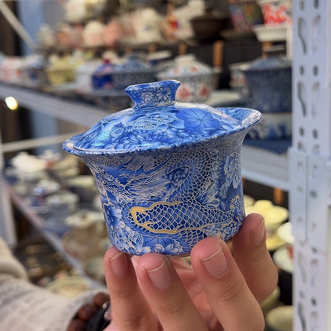 盖碗很漂亮我很喜欢