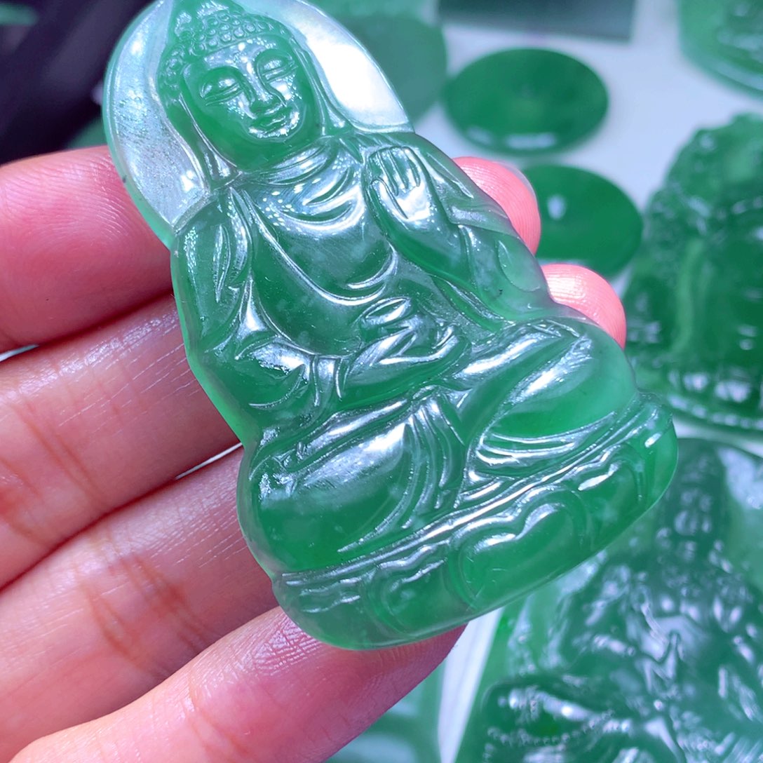 *****定制翡翠未镶嵌天然