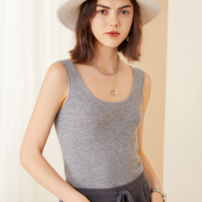 重磅推荐！100%纯山羊绒女士二道背心