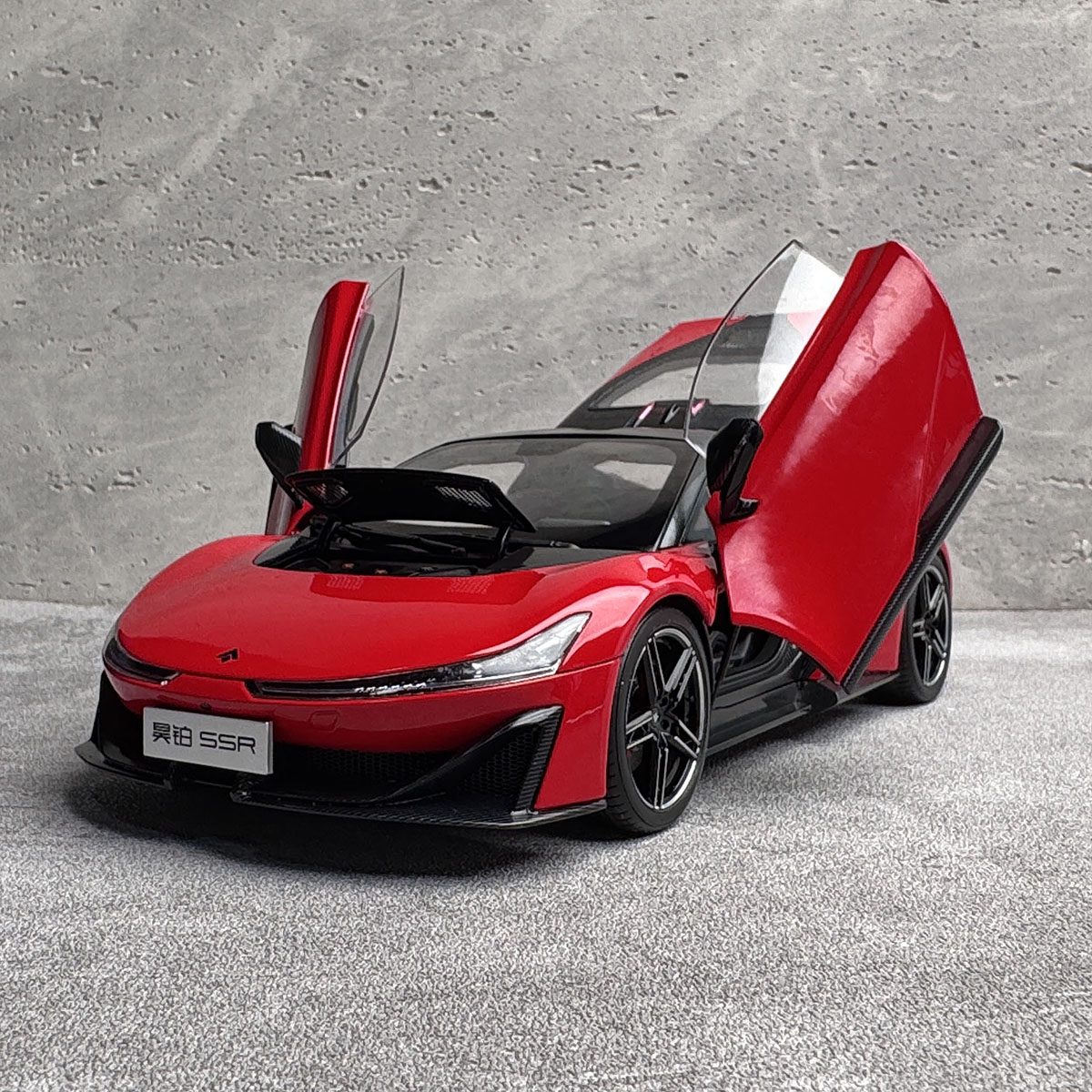 1：18原厂广汽新能源 Hyper 昊铂SSR 合金仿真纯电动跑车模型