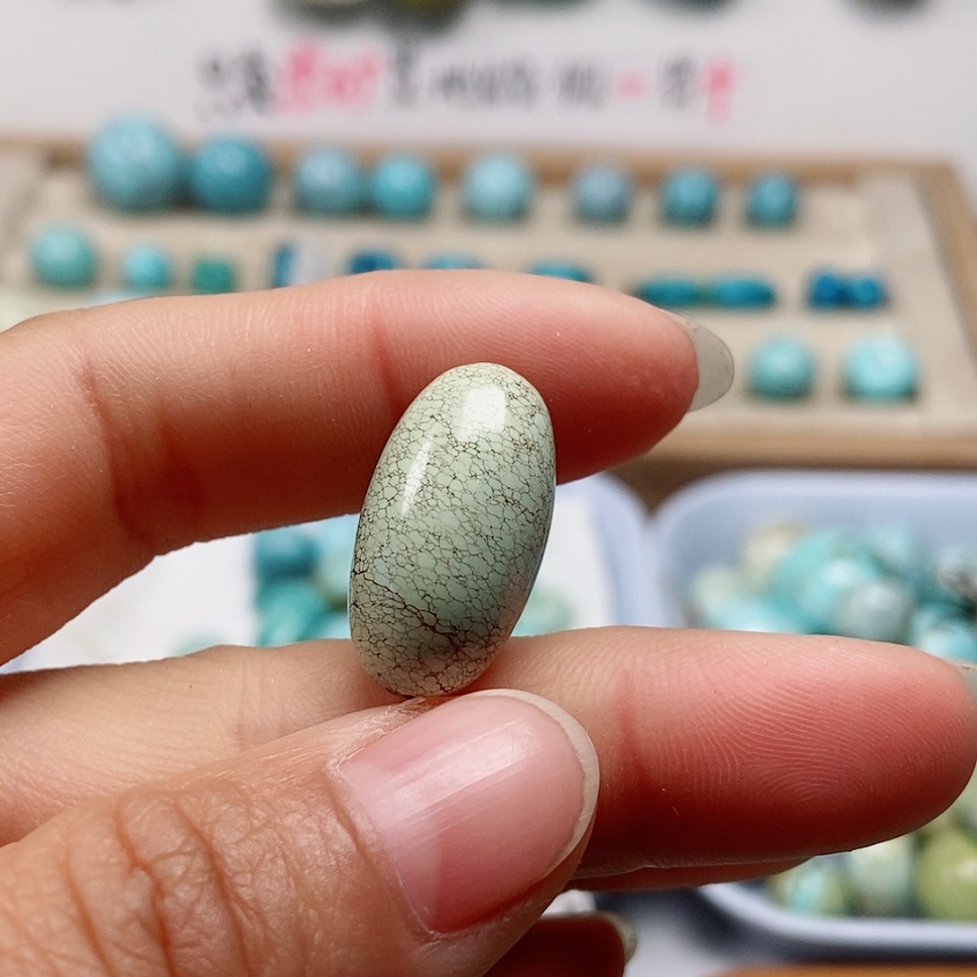 绿松石珠宝半成品未镶嵌