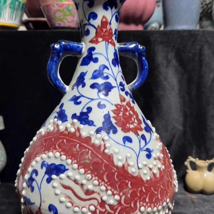陶摆件青花大瓷器cvd