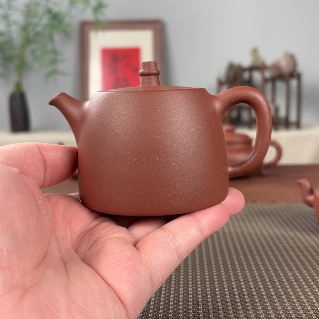 紫砂茶壶黄龙山原矿紫砂壶210