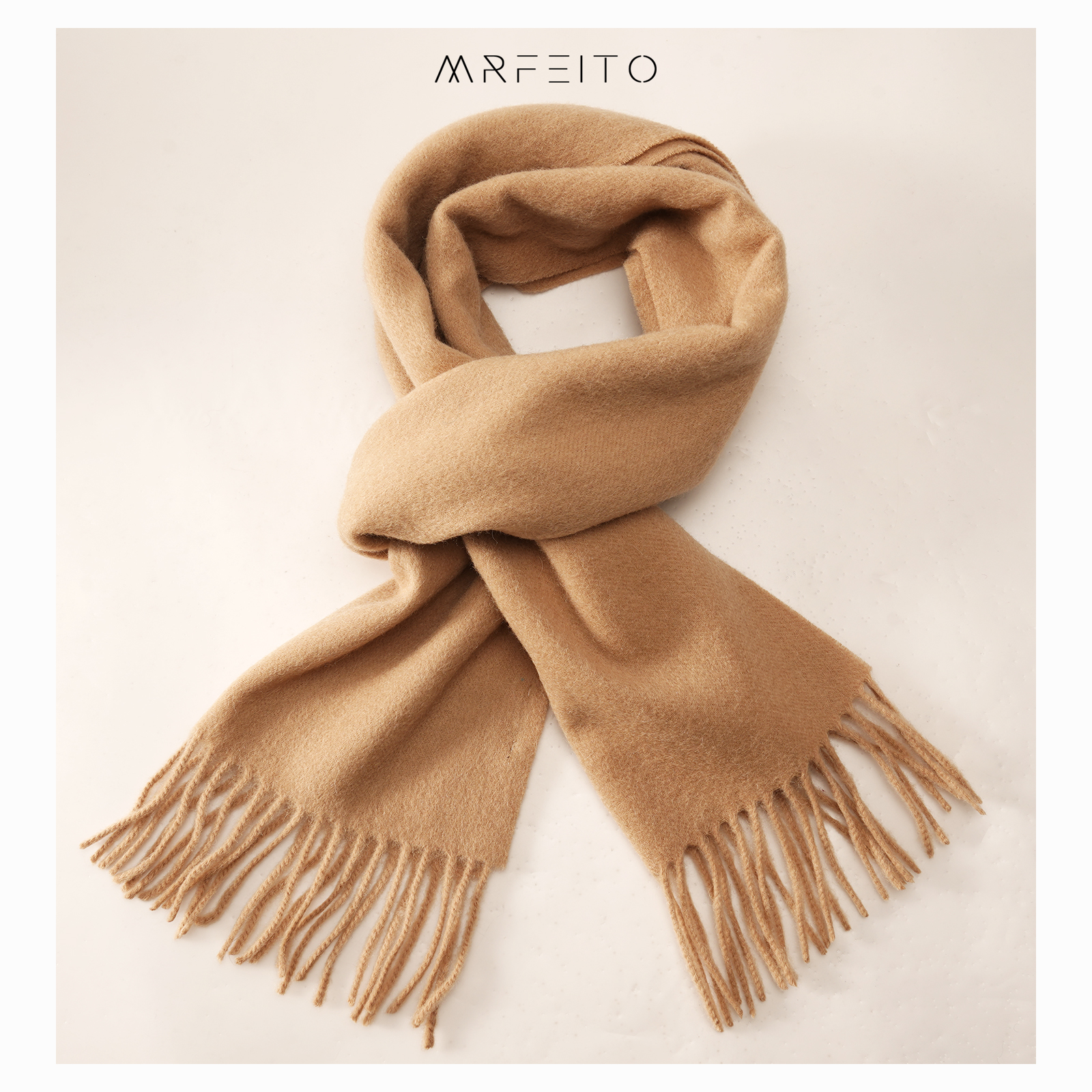 老钱风双面水波纹加厚保暖围巾H18WJ01Q27828