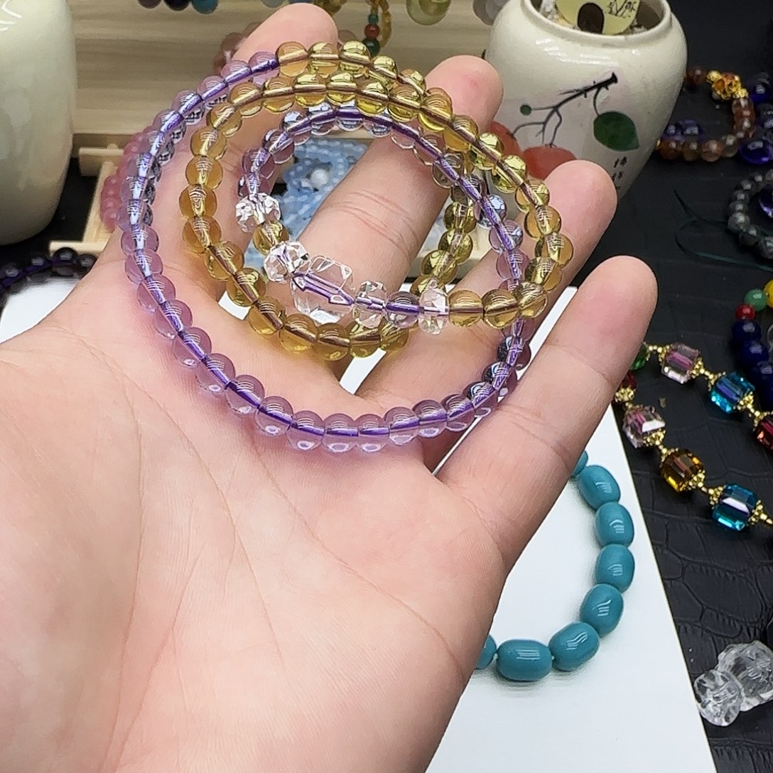  ***寮水晶未镶嵌手链水晶