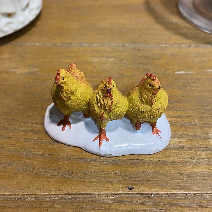树脂制品小鸡场景