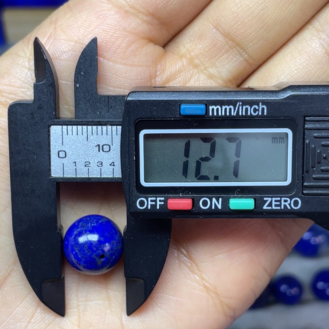青金石12mm单珠未镶嵌庸**扰
