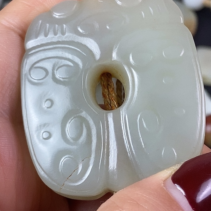 和田玉（糖玉）挂件未镶嵌仰****到