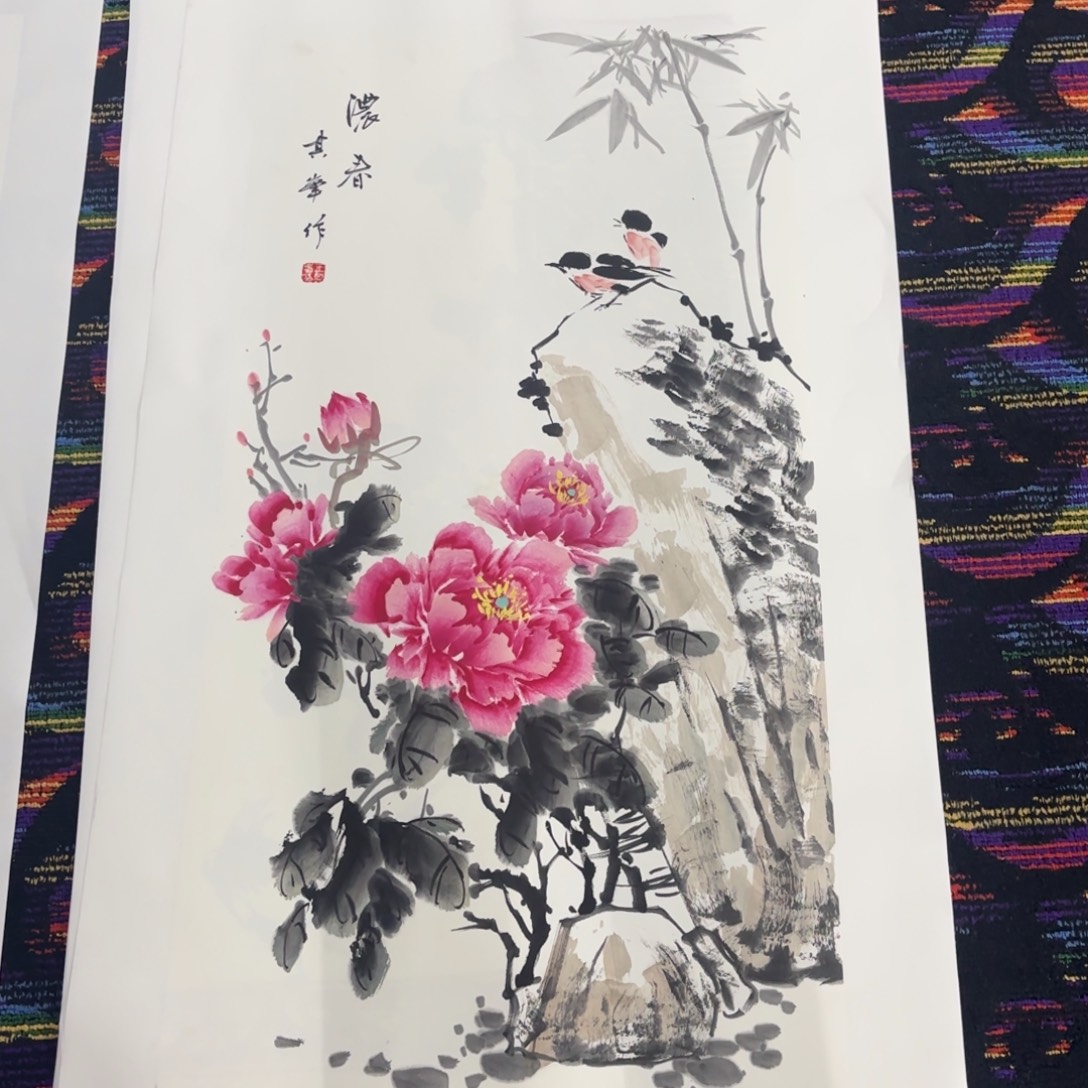 国画国画老师作品刘