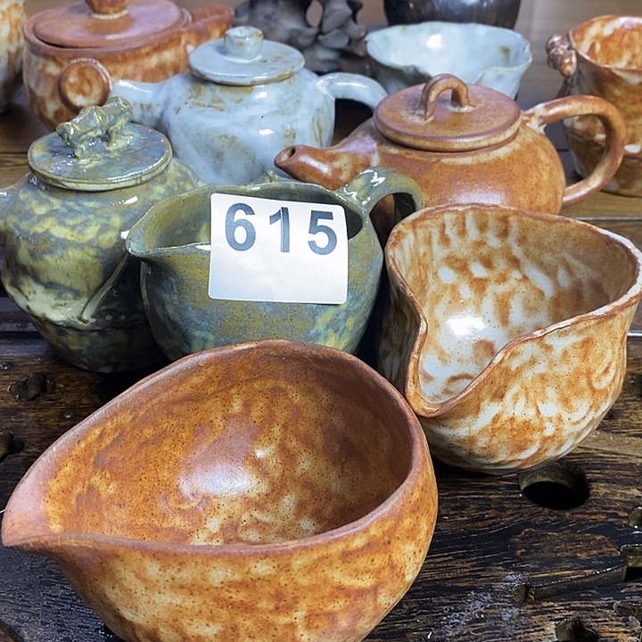 s***y615手捏茶壶三把公杯三只