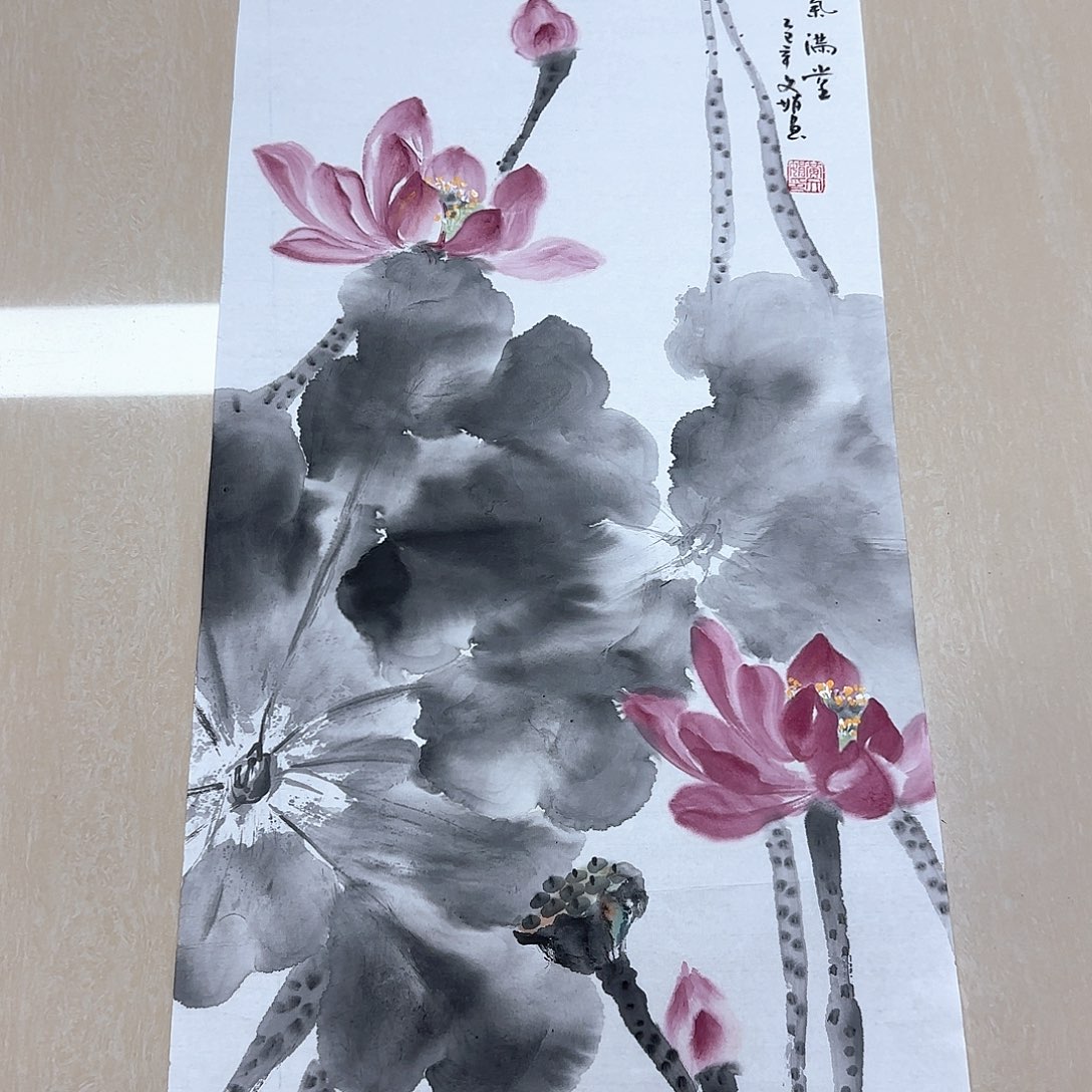 国画国画作品展。国画
