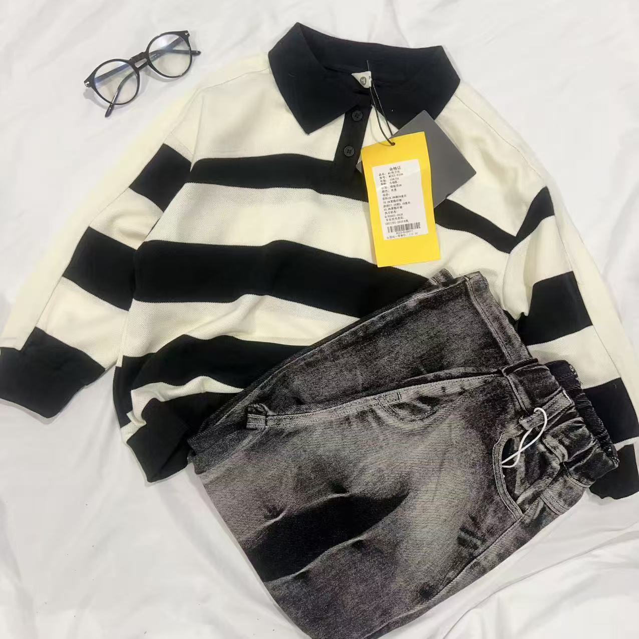 2025款潮流韩版儿童Polo衫