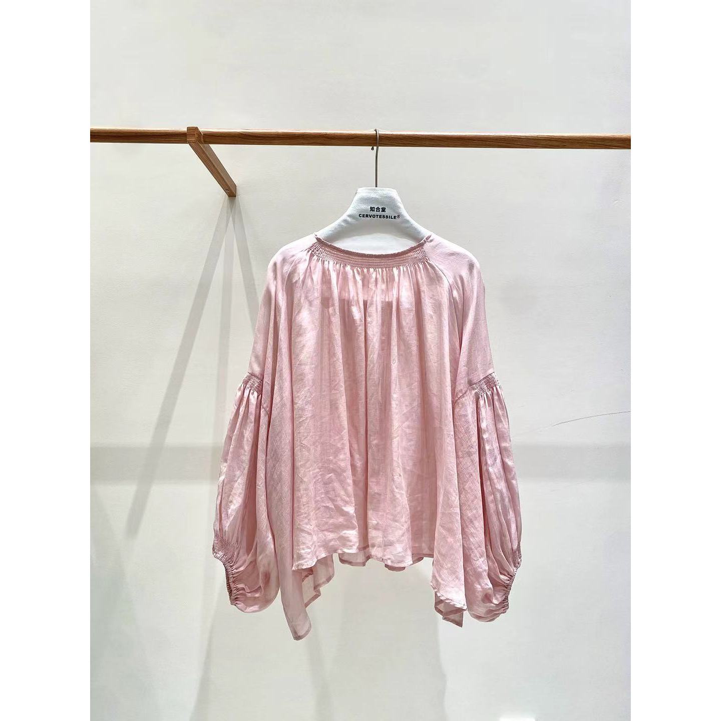 【NO退NO换】鑫燃KIKI 100亚麻时尚简约高级感衬衣 0778 ZHT （B）