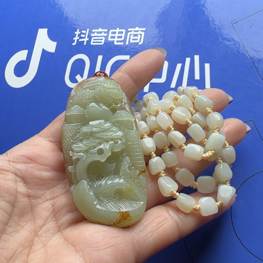 和田玉挂件未镶嵌