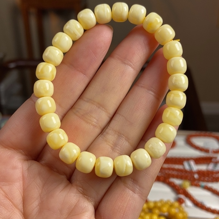 琥珀手链未镶嵌蜜蜡手串8