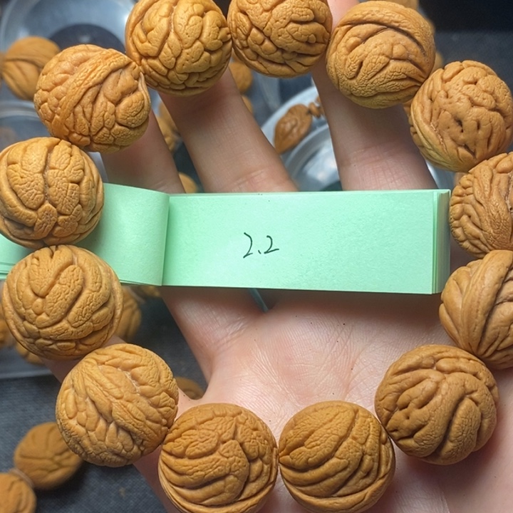 桃核吊坠秦岭山野生桃核