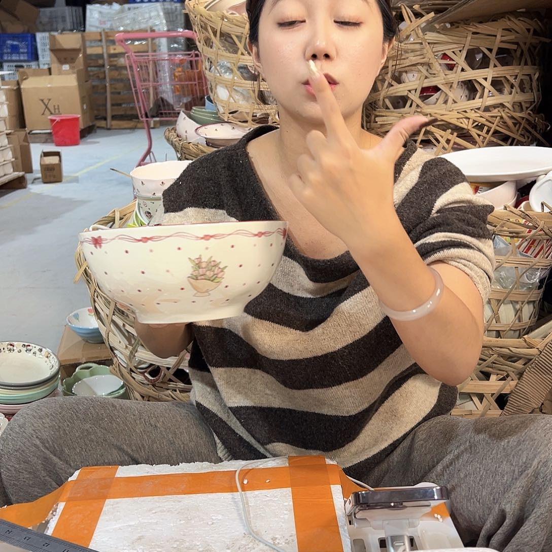 潮州陶瓷餐具微瑕8寸