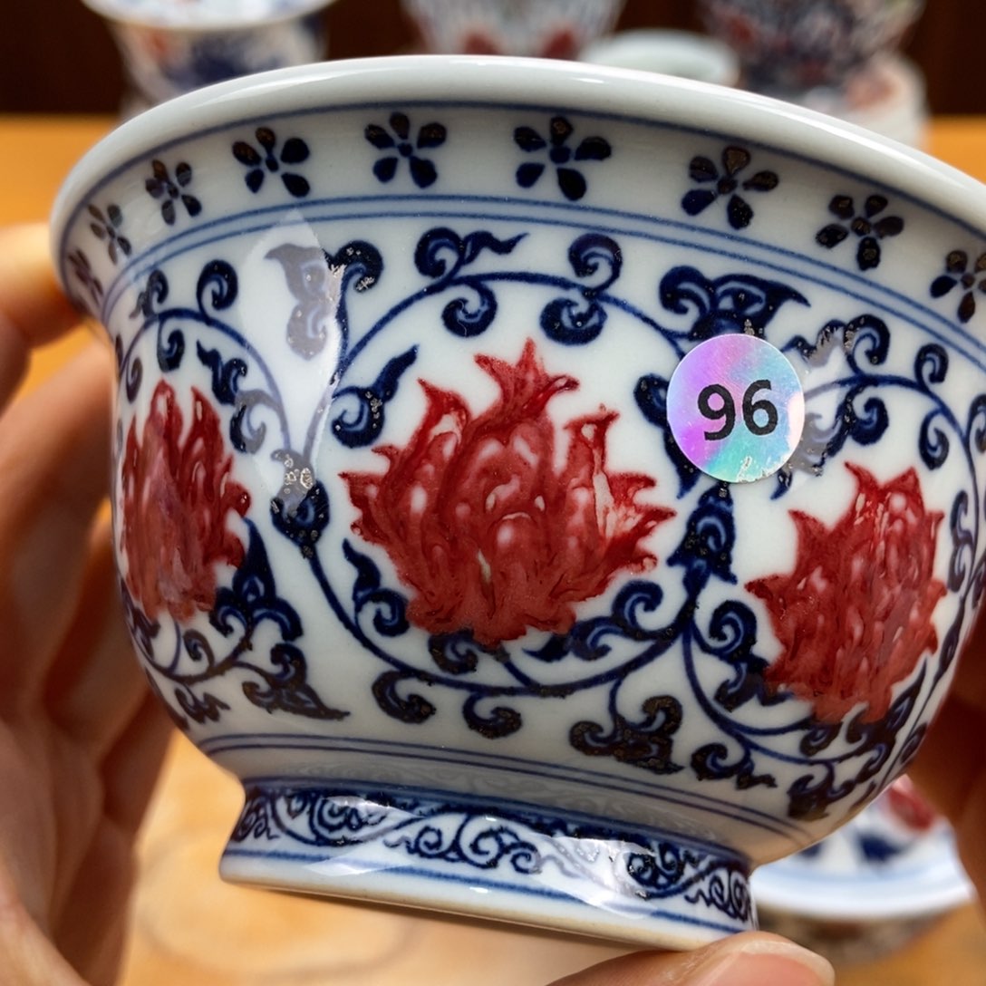 手绘现代茶具非古董