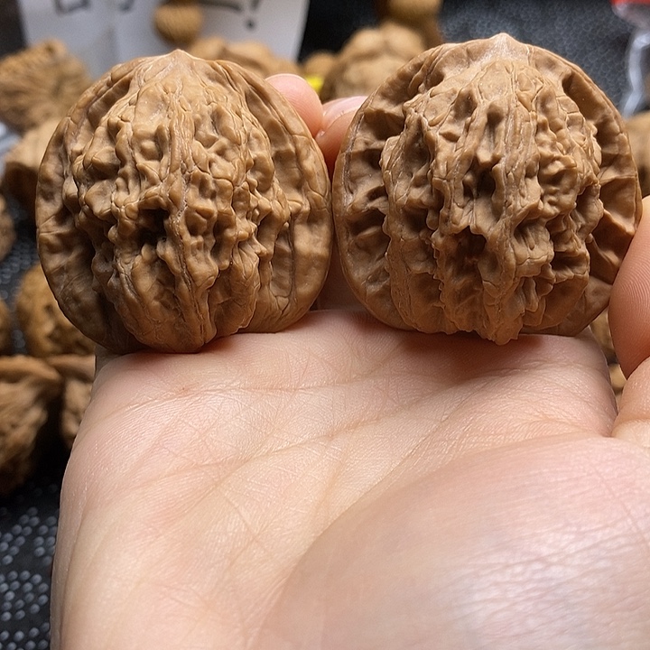 吊坠文玩核桃麦穗虎头44