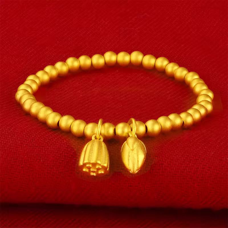 爱喜达高级感双世欢荷叶百搭轻奢饰品首饰A7