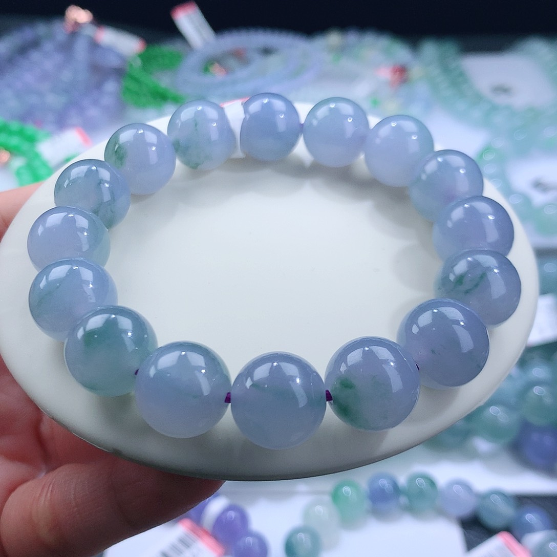 翡翠手串未镶嵌卡12.6