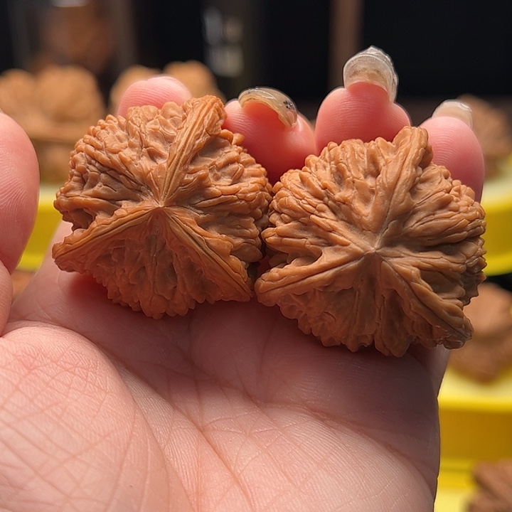 文玩核桃吊坠野生磨盘 精修