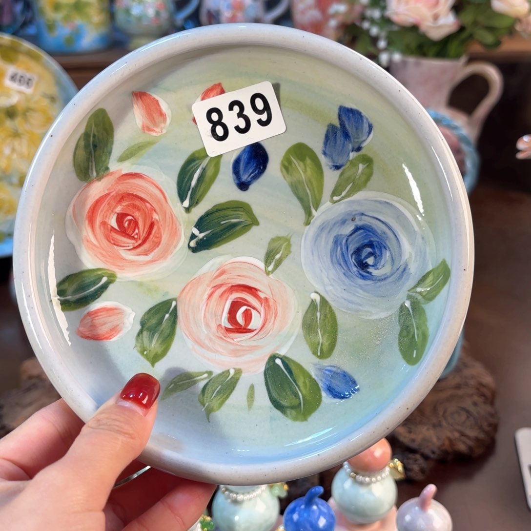 景德镇手绘高温釉下彩陶瓷茶具