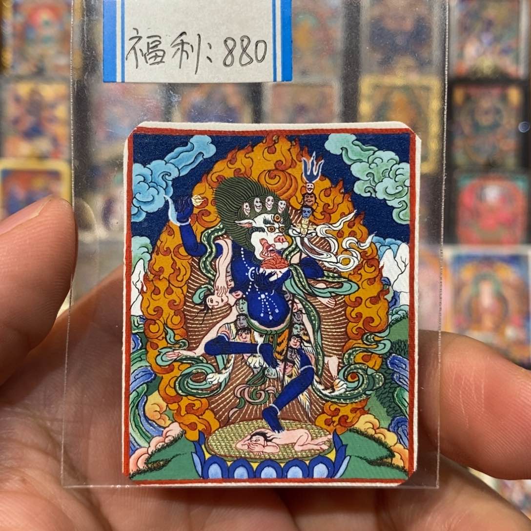 吊坠开播特惠狮面唐卡